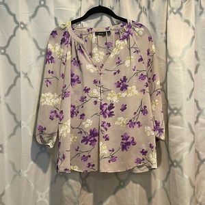 floral blouse